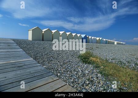 FRANCE. SOMME (80) CAYEUX SUR MER Stock Photo