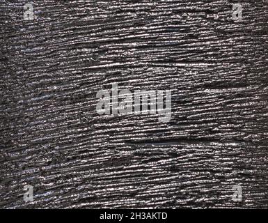 rough silvery scratched surface texture, background. Stock Photo