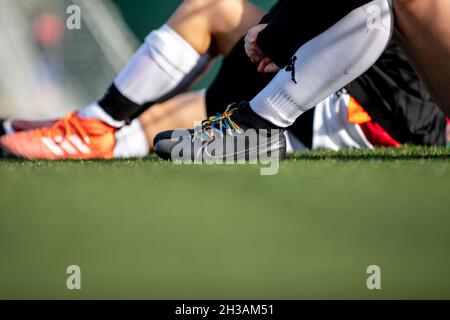 Rainbow Laces Stock Photo