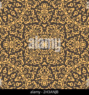Seamless floral pattern. Ethnic Style Colorful ornamental decoration for different purposes. Stock Vector