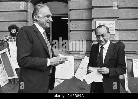 Image of Leonardo Sciascia, 1983 (b/w photo)