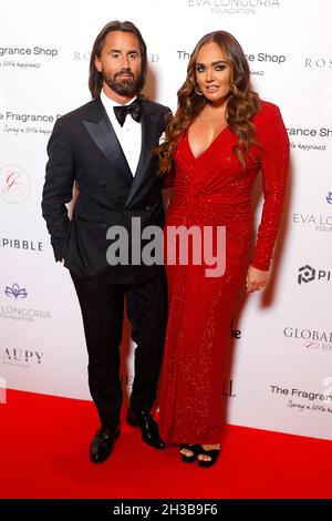 File photo dated 02/11/18 of Jay Rutland and Tamara Ecclestone attending the 9th Annual Global Gift Gala held at the Rosewood Hotel, London. The gang behind the UK's biggest ever burglary is facing jail after stealing £26 million worth of cash and jewellery from celebrity homes - but the loot has never been recovered. Issue date: Wednesday October 27, 2021.