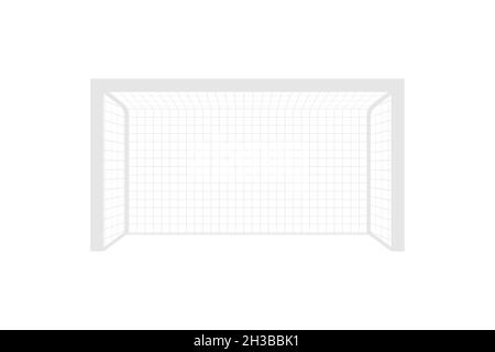 Football soccer goal isolated on white background Stock Vector