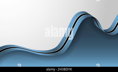 EPS10 Vector Patriotic Background with Botswana flag colors. An element of impact for the use you want to make of it. Stock Vector