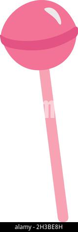 Vector illustration of lollipop. Isolated on white background. Stock Vector