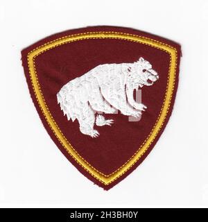 Russian internal troops patch with white background Stock Photo - Alamy