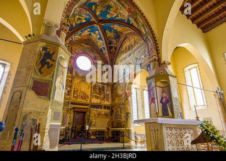 Santa Maria Assunta cathedral in old town of Atri, near Teramo Abruzzo Italy Stock Photo