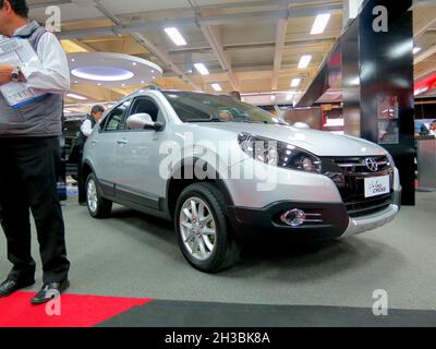 BOGOTA, COLOMBIA - May 31, 2018: A car at an exhibition in Bogota, Colombia Stock Photo