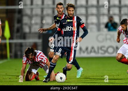 Vicenza, Italy. 27th Oct, 2021. Andrea Barberis (AC Monza) in action during LR Vicenza vs AC Monza, Italian Football Championship League BKT in Vicenza, Italy, October 27 2021 Credit: Independent Photo Agency/Alamy Live News Stock Photo