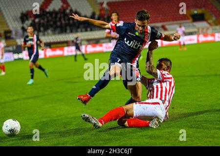 Vicenza, Italy. 27th Oct, 2021. Marco D'Alessandro (AC Monza) in action during LR Vicenza vs AC Monza, Italian Football Championship League BKT in Vicenza, Italy, October 27 2021 Credit: Independent Photo Agency/Alamy Live News Stock Photo