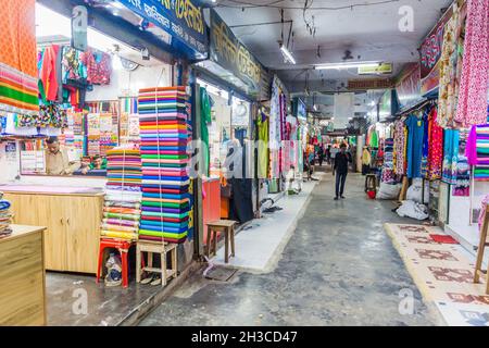 KHULNA, BANGLADESH - NOVEMBER 12, 2016: View of a market in Khulna, Bangladesh Stock Photo