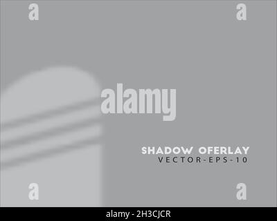 shadow overlay vector, the vector can be used for your project, web, collection and etc Stock Vector