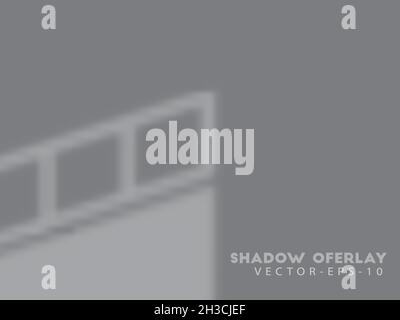 shadow overlay vector, the vector can be used for your project, web, collection and etc Stock Vector