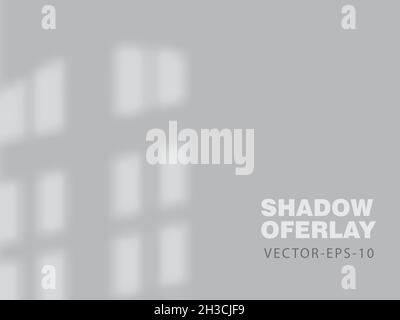 shadow overlay vector, the vector can be used for your project, web, collection and etc Stock Vector
