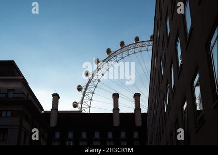London Eye and County Hall Stock Photo - Alamy