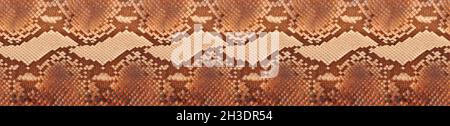 Natural snake skin is used for luxury clothes and accessories, suitable for background Stock Photo