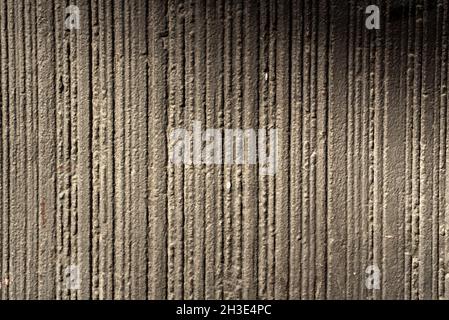 Scratched plaster wall painted in gray color. Vector cement background texture Stock Photo