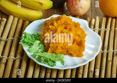 Futali Futali - traditional Malawian dish is prepared with a choice of pumpkin ...