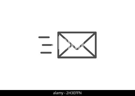 Envelope icon symbol simple design Stock Vector