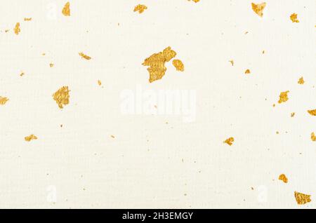 The Paper with gold sheet texture as background. Stock Photo