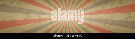 Abstract rays grunge background illustration Stock Vector