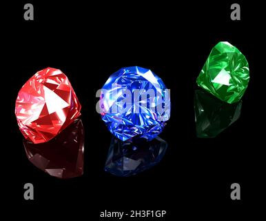 Jewels 3D Stock Photo