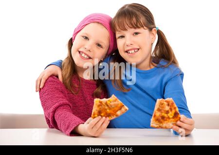 Girls with two apple Stock Photo