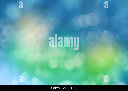Watercolor background. Abstract dreamy sky and landscape with pastel color gradient Stock Photo