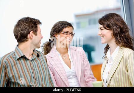 Businesspeople having coffee break Stock Photo