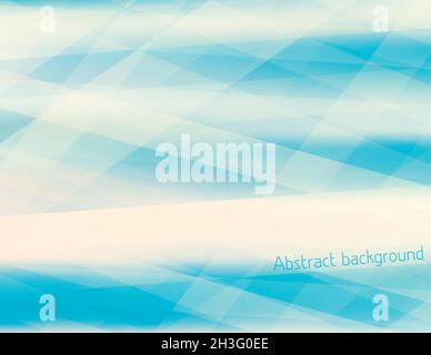 Abstract light turquoise blue background textured by slanting stripes. CMYK colors. Horizontal vector graphic pattern Stock Vector