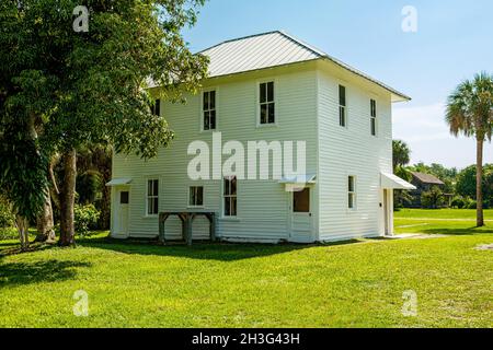 Bakery, Koreshan State Park, Corkscrew Road, Estero, Florida Stock Photo