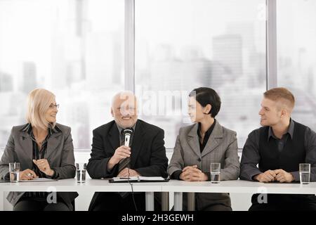 Businessteam on meeting Stock Photo