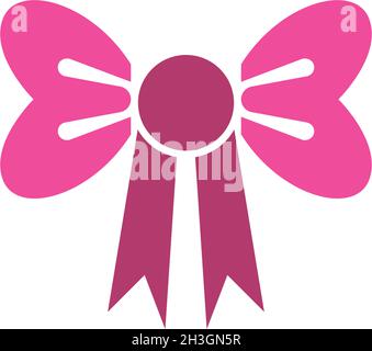 Bowties icon logo flat design template vector Stock Vector