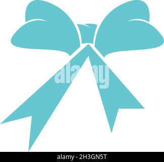 Bowties icon logo flat design template vector Stock Vector