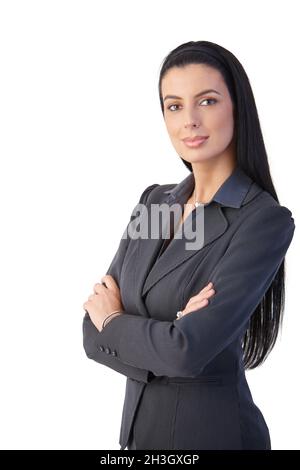 Pretty businesswoman posing Stock Photo