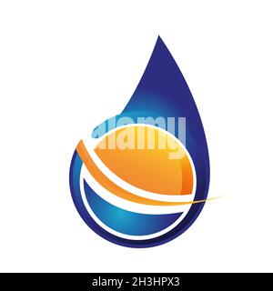 Oil and gas industry symbol design concept. Gas and oil drill construction symbol logo design. Vector illustration EPS.8 EPS.10 Stock Vector