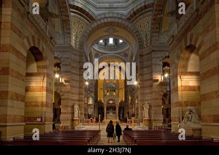 FRANCE  BOUCHES-DU-RHONE (13),MARSEILLE, CATHEDRAL OF LA MAJOR Stock Photo