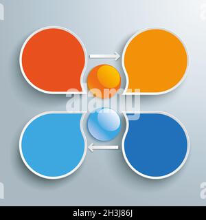 Drops Shapes 2 Glass Buttons Arrows PiAd Stock Photo