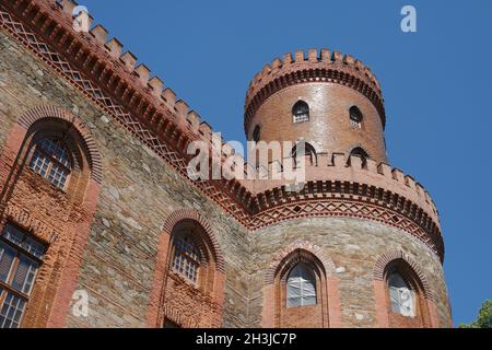 Small and old city - Kamieniec zabkowicki - Poland - castle Stock Photo