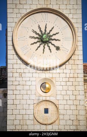 Street view of Dubrovnik, Croatia Stock Photo