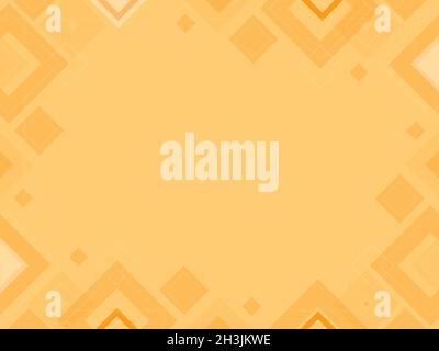 Abstract geometric orange background made from squares and triangles, shape pattern, template with copy space, modern layout, vector Stock Vector