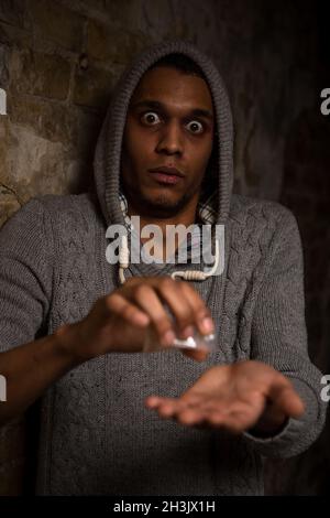Narcotics and drugs concept Stock Photo