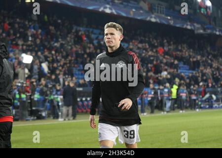 Football CL: 5th sept., FC Basel vs. Manchester United Stock Photo