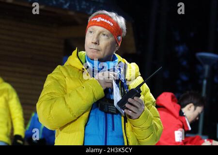 FIS World Cup Ski Jumping 17-18, Neustadt, Team competition Stock Photo