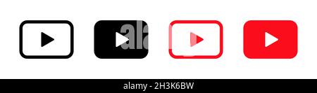 Player icon sign simple design Stock Vector
