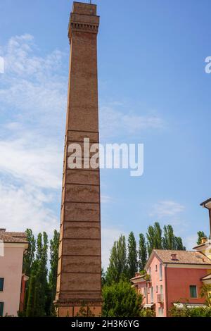Historic tower in Sassuolo, Modena province, Emilia-Romagna, Italy Stock Photo