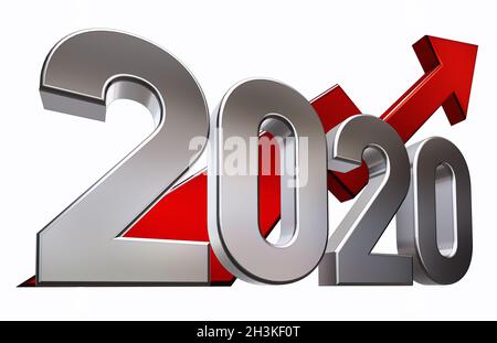 Upturn 2020 Stock Photo