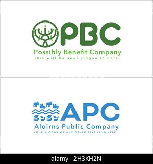Modern ecology nature animal logo design Stock Vector