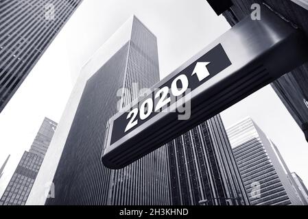Upturn 2020 Stock Photo
