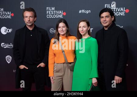 from left: actor Lucas GREGOROWICZ, director Laura HARWARTH. Actress ...